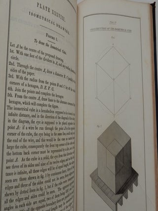 A Text Book of Geometrical Drawing, for the Use of Mechanics and Schools ... with illustrations for drawing plans, sections and elevations of Buildings and Machinery : An Introduction to Isometrical Drawing, and an Essay on Linear Perspective and Shadows : the whole illustrated with Fifty-Six Steel Plates, containing over two hundred diagrams