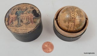 Item #26773 [object, globe] Miniature Klinger Nuremberg globe in the original case. J. G. Klinger