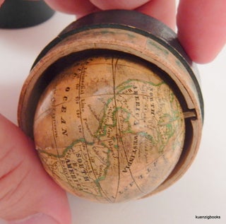 [object, globe] Miniature Klinger Nuremberg globe in the original case