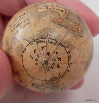[object, globe] Miniature Klinger Nuremberg globe in the original case