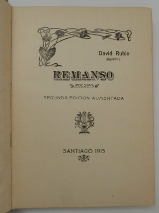 Remanso ; poesias