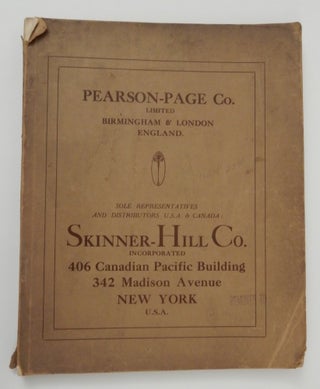 Item #26835 New Catalogue and Revised Prices 1925 ... Sole Representatives in the United States...