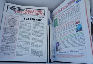Item #26977 American Fireworks News, 141 issues from 1992-2006 PLUS extras. John M. Drews