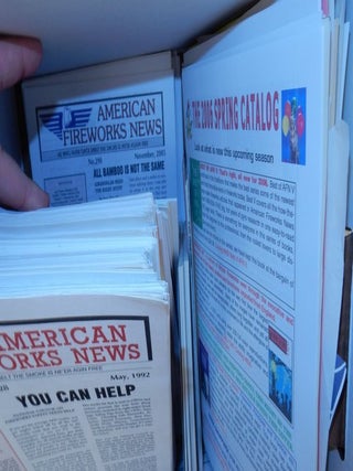 American Fireworks News, 141 issues from 1992-2006 PLUS extras