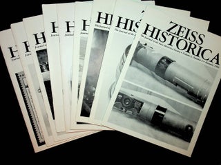 Journal of the Zeiss Historica Society, complete run from Volume 3, No 1 Spring 1981 through Volume 28, No 1, Spring 2006, a total of 51 issues