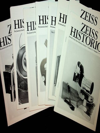 Journal of the Zeiss Historica Society, complete run from Volume 3, No 1 Spring 1981 through Volume 28, No 1, Spring 2006, a total of 51 issues