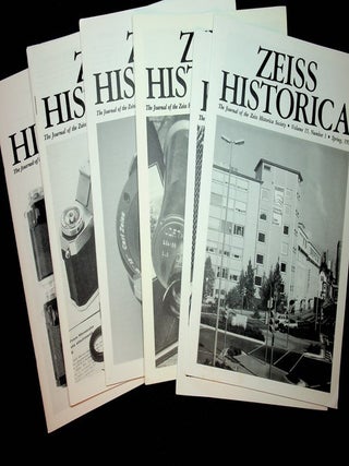 Journal of the Zeiss Historica Society, complete run from Volume 3, No 1 Spring 1981 through Volume 28, No 1, Spring 2006, a total of 51 issues