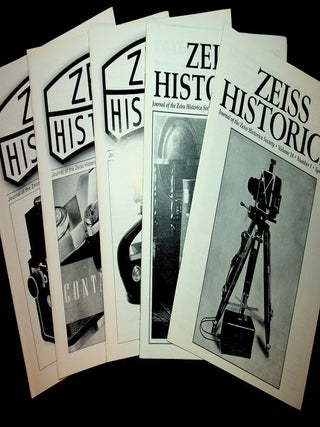 Journal of the Zeiss Historica Society, complete run from Volume 3, No 1 Spring 1981 through Volume 28, No 1, Spring 2006, a total of 51 issues
