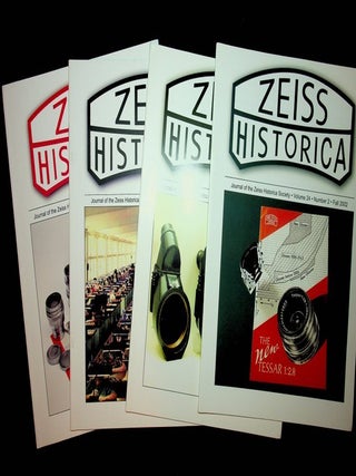 Journal of the Zeiss Historica Society, complete run from Volume 3, No 1 Spring 1981 through Volume 28, No 1, Spring 2006, a total of 51 issues
