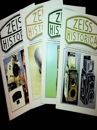 Journal of the Zeiss Historica Society, complete run from Volume 3, No 1 Spring 1981 through Volume 28, No 1, Spring 2006, a total of 51 issues