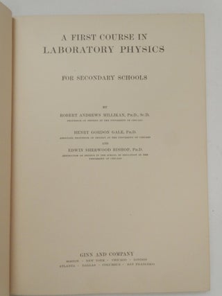 A first course in Laboratory Physics for Secondary Schools
