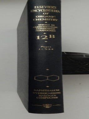 Item #27100 Elsevier's Encyclopaedia of Organic Chemistry ... Series III Carboisocyclic Condensed...