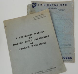 Item #27202 A Reference Manual on Modern Home Laundering of Today's Washables ... Reference...