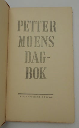 Petter Moens Dag-Bok [ Dagbok ]