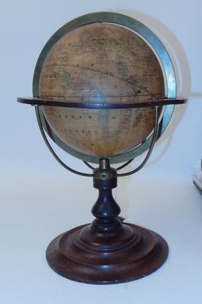 Item #27262 Rare 7 inch American Terrestrial globe "The EXCELSIOR" by Wachob and McDowall of...