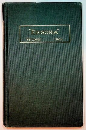 Item #27450 Edisonia : A Brief History of the Early Edison Lighting System. Committee on St....
