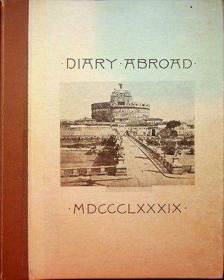 Item #27484 Diary Abroad in 1889 March-September : A tour in England, France, Spain, Morocco,...
