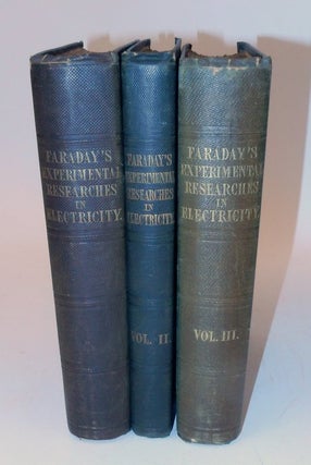 Item #27547 Experimental Researches in Electricity ... in Three Volumes [ HARRISON D. HORBLIT...