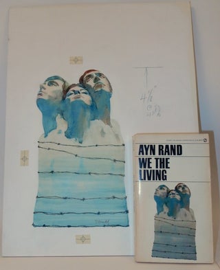 Item #27548 Original cover illustration art for SIGNET publication of Ayn Rand's "We The Living"...