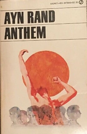 Original cover illustration art for SIGNET publication of Ayn Rand's "Anthem"