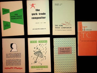 A group of 15 issues of the York Trade Compositor, in house organ and marketing serial