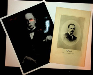 Item #27584 Engraved plate from book and later copy photograph of William Osler. WIlliam Osler