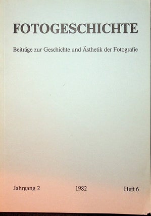 Item #27613 Fotogeschichte - Beiträge zur Geschichte und Ästhetik der Fotografie :...