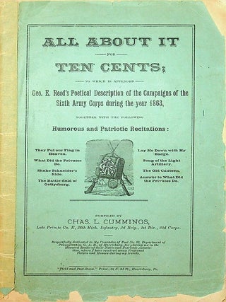 Item #27719 All about it for ten cents : to which is appended Geo. E. Reed's poetical description...