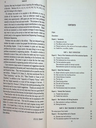 Heat and Mass Transfer ... with Part A, Heat Conduction and Appendix of Property Values ... Second Edition of Introduction to the Transfer of Heat and Mass