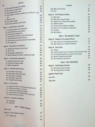 Heat and Mass Transfer ... with Part A, Heat Conduction and Appendix of Property Values ... Second Edition of Introduction to the Transfer of Heat and Mass