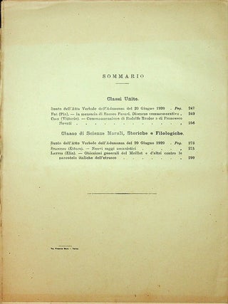 Atti Della Reale Accademia Delle Scienze Di Torino Pubblicati Dagli Accademici Segretari Delle Due Classi : Vol LV, Disp 15a 1919-1920 : Classe di Scienze Morali, Storiche e Filologiche