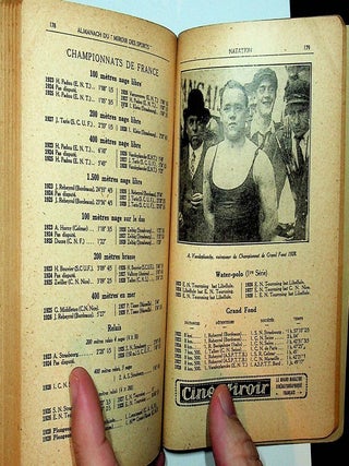 ALMANACH du MIROIR des SPORTS 1929