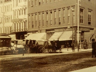 Large photograph by W. Knowlton - the corner of Fourth Avenue and 23rd street, New York City circa 1900