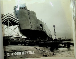 Photo Album of 75 Original "Progress" Photographs of US Navy LSMs (Landing Ship Medium) 201, 204, and 233