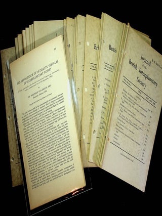 Item #28009 Journal of the British Interplanetary Society - a partial run 1948-1955 (28 issues)....