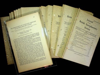 Item #28009 Journal of the British Interplanetary Society - a partial run 1948-1955 (28 issues)....