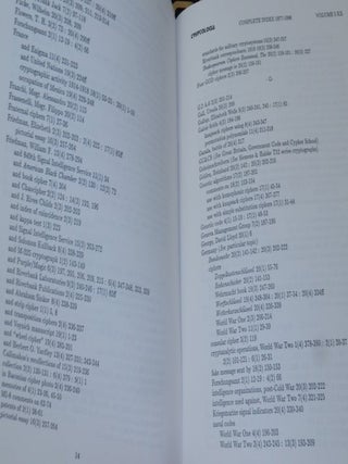Cryptologia, A Quarterly Journal Devoted to Cryptology. 46 issues plus index issue from 1982-2011