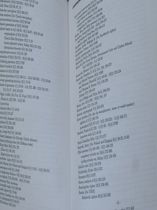 Cryptologia, A Quarterly Journal Devoted to Cryptology. 46 issues plus index issue from 1982-2011