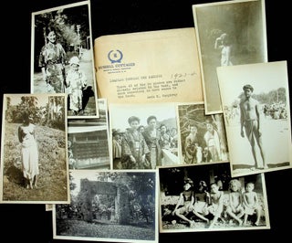 Item #28018 Seth K. Humphrey Archive - Book, approx 200 Photographs Loafing through the Pacific,...