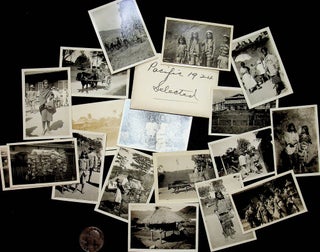 Seth K. Humphrey Archive - Book, approx 200 Photographs Loafing through the Pacific, scrapbook