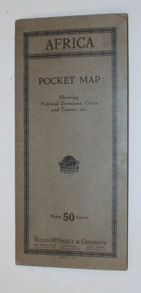 AFRICA Pocket Map showing political divisions, cities and towns, etc.