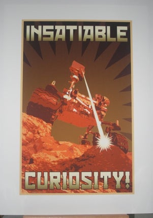 [ MARS exploration poster ] "Insatiable Curiosity!"