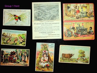 Item #28053 Collection of 27 trade cards and/or advertisements