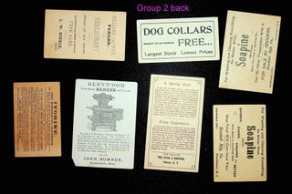 Collection of 27 trade cards and/or advertisements