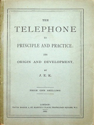 Collection of items (offprints, pamphlet, ALS) by early telephone historian and author John E. Kingsbury