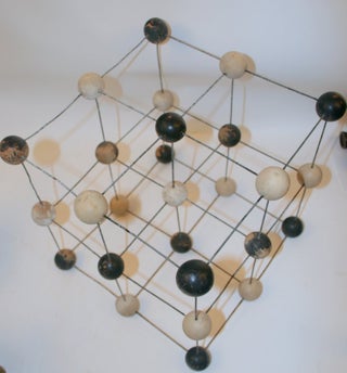 [ artifact, chemistry ] Sodium Chloride atomic lattice model