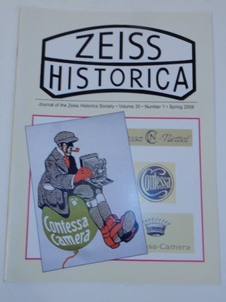 Item #28129 Journal of the Zeiss Historica Society, Volume 30, Number 1, Spring 2008. John T. Scott