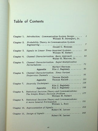 Lectures on Communication System Theory