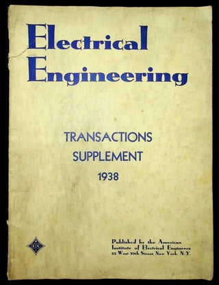 Item #28153 A Symbolic Analysis of Relay and Switching Circuits [ AIEE Supplement wrappers ]....
