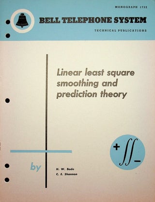 Item #28168 "A Simplified Derivation of Linear Least Squares Smoothing and Prediction Theory" or...
